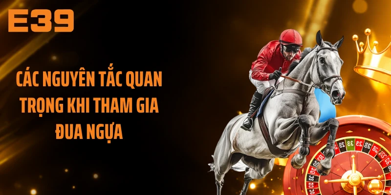 Các nguyên tắc quan trọng khi tham gia đua ngựa