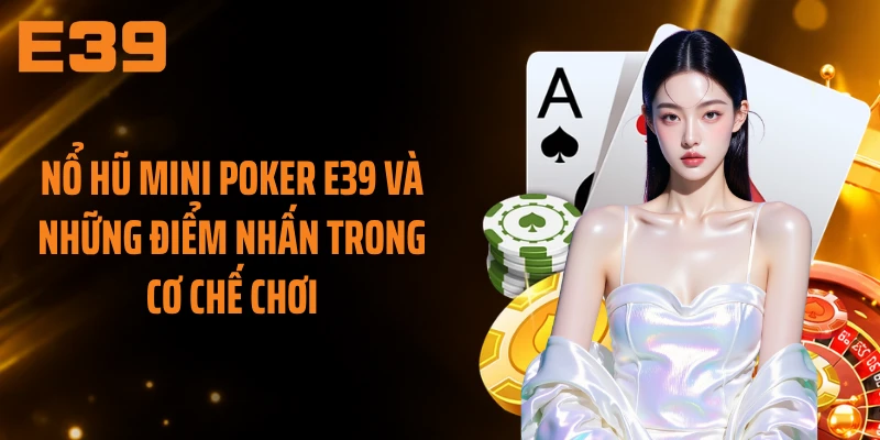 Nổ Hũ mini Poker E39 Và Những Điểm Nhấn Trong Cơ Chế Chơi